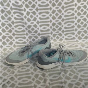 Gray Nike Running shoes
